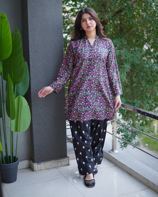 BLACK FARSHI SHALWAR